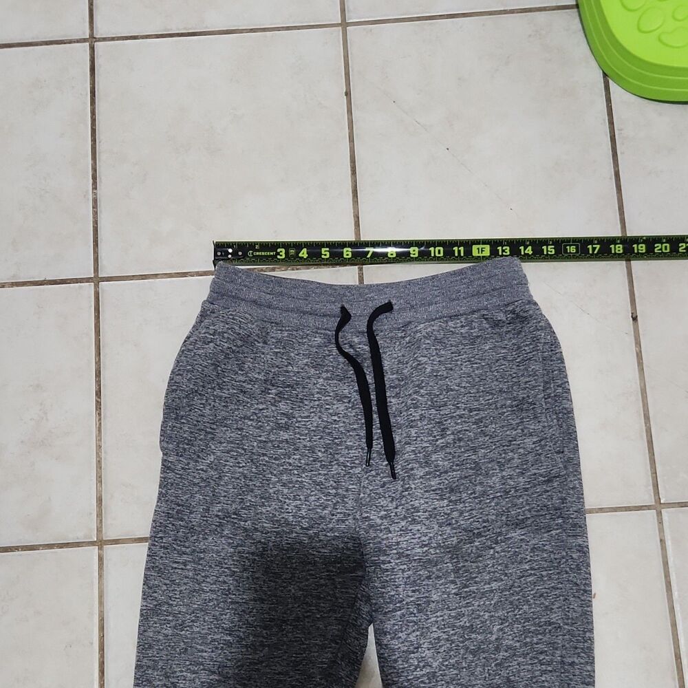 Machine Gray Fleece Jogger Sweatpants Mens M Drawstring Elastic Waist Pockets - Picture 5 of 6